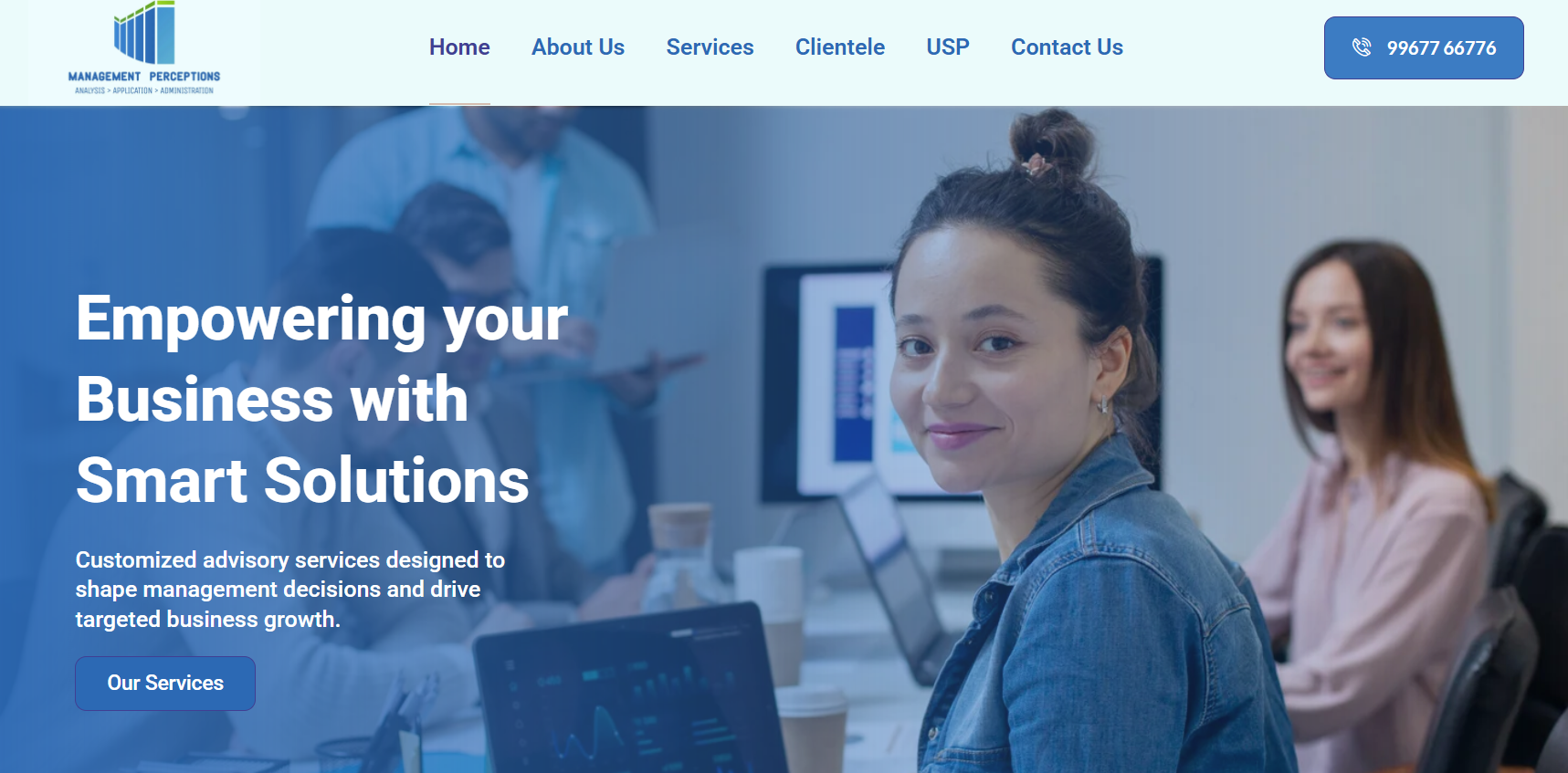service business website development